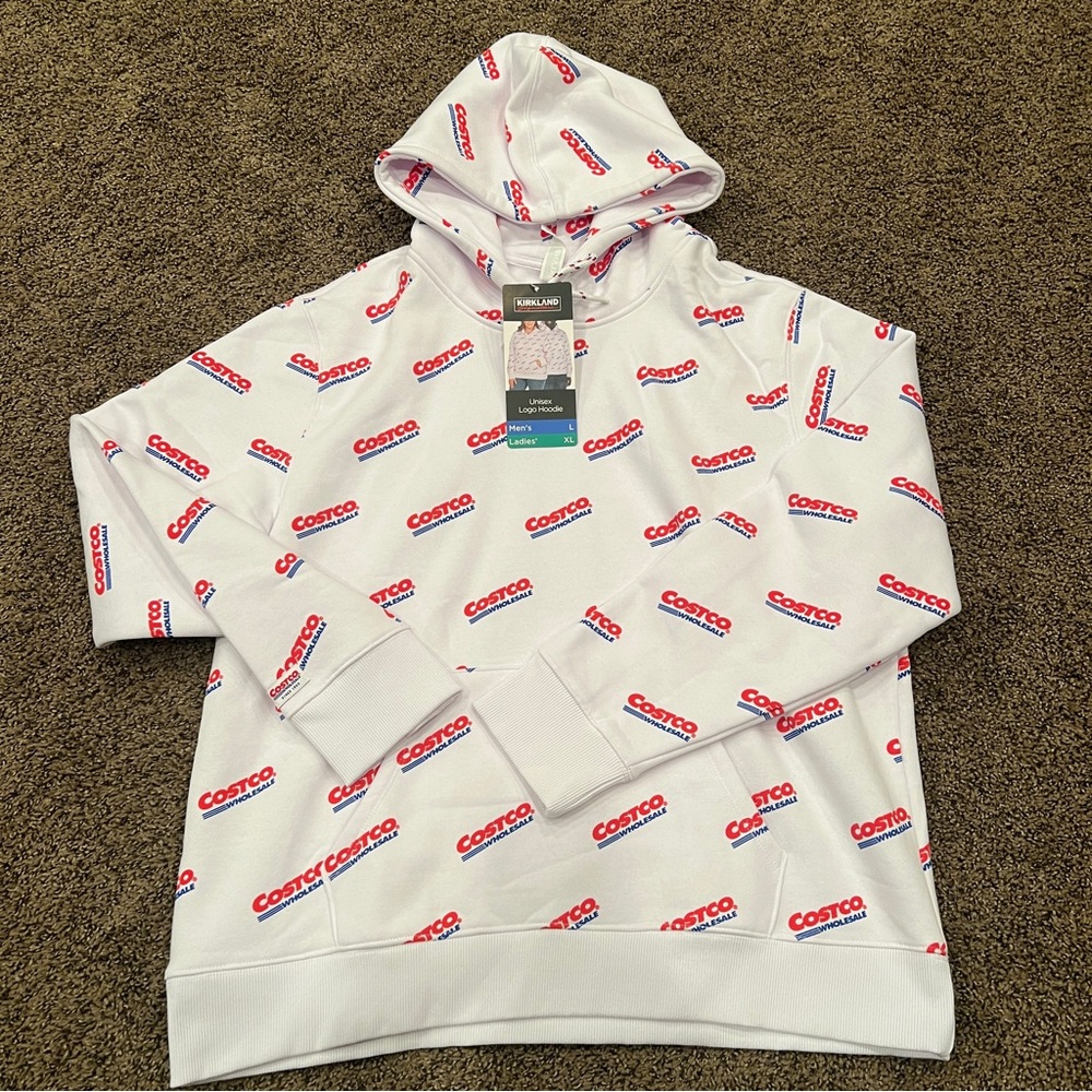 Costco Wholesale Unisex Logo Hoodie Kirkland